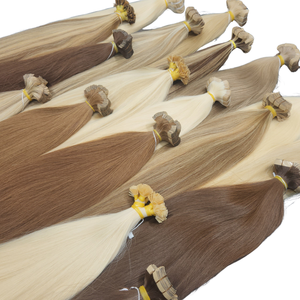 Extensions de cheveux à la kératine |   Vente en gros d'usine |   Blonde et Mèches | # 613, Ash, Couleur mixte et Cheveux vierges et de bébé vietnamiens - Product Image 4