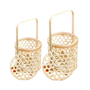 ขายดีตะกร้าแฮนด์เมดเป็นมิตรกับสิ่งแวดล้อมให้บริการร้านค้าหรือของขวัญที่มีความซับซ้อนแบบชนบท - Product Image 1