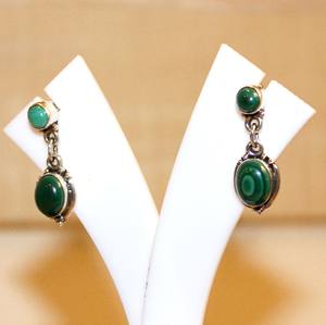 Boucles d'oreilles ethniques en argent sterling 925 Népal bijoux à la mode fabriqués à la main avec des pierres de turquoise en cristal de guérison idée cadeau - Product Image 5