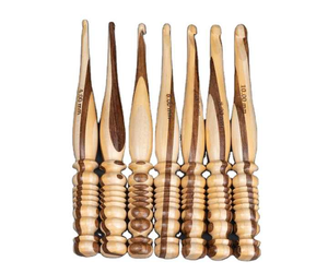 Meilleure vente de crochet indien de haute qualité en bois écologique Crochet Set lisse, prise confortable pour un crochet facile - Product Image 4