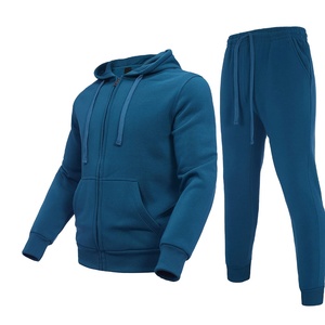 ชุดวอร์มยูนิเซ็กซ์ รับทำโลโก้ ระบายอากาศได้ดี เหมาะสำหรับฤดูหนาว สไตล์สตรีทแวร์ ชุดฮู้ดดี้และกางเกง ผ้าฝ้าย รับผลิตแบบ OEM ODM ขายส่ง MOQ ต่ำ - Product Image 2