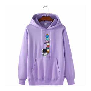 Venta al por mayor XS tamaño 345G peso pesado algodón térmico Sudadera con capucha de gran tamaño con patrón impreso para ropa de invierno de los hombres - Product Image 1