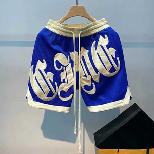 กางเกงขาสั้นตาข่ายสำหรับผู้ชายกางเกงบาสเก็ตบอลขนาดใหญ่พิเศษปักลายกีฬาใส่วิ่งในยิมโลโก้ตามสั่ง - Product Image 6