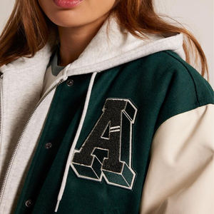 2024 nouveauté vêtements pour femmes vestes d'hiver meilleure vente vestes Letterman vestes de Baseball personnalisées pour les femmes - Product Image 4