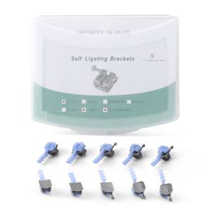 20 piezas/caja, <span class=keywords><strong>Brackets</strong></span> de Ortodoncia Autoligables Roth/Mbt 0.022 - Product Image 2