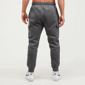 Joggers de marque de qualité supérieure, couleur grise, tissu côtelé, chevilles, poches zippées, pantalons de survêtement Slim - Product Image 2