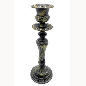 Vente en gros antique bougeoir argent nickel noël mariage ouragans décoration bougeoir quantité artisanat - Product Image 2