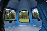 Tissu de polyester de luxe de tente de complexe de bulle gonflable modulaire de grand globe clair de haute qualité pour le camping en plein air au meilleur prix