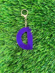 พวงกุญแจสักหลาดสีสันสดใสเป็นมิตรกับสิ่งแวดล้อมทำด้วยมือตัวอักษร D เพิ่มสไตล์ป๊อปให้กับของจำเป็นในชีวิตประจำวันขายส่ง - Product Image 6