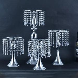 Vases à fleurs Design luxueux Fer et cristal Vase à fleurs décoratif pour la maison Fabricant Exportateurs Vases à fleurs en métal - Product Image 4