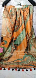 Handmade Silk Pashmina Shawls Jacquard Embroidered and Dyed with Customized Designs Ready for Customization Manufacturer - Product Image 5