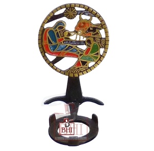 Brass Small Handmade Creative Vintage Metal Candle Stick Home Decor Art Candle Holder for Home Decoration (125x85x75mm) - Product Image 1