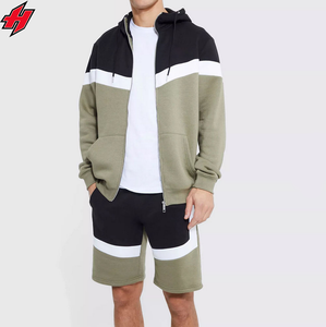 2025 nouvel été personnalisé conception hommes sweats à capuche ensemble haute qualité polaire taille XL avec Logo meilleure qualité ensembles à capuche personnalisés - Product Image 1