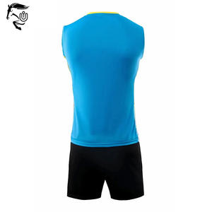 Uniformes sin mangas de estilo deportivo de voleibol para hombre personalizados profesionales al por mayor, conjunto de ropa de talla XXXS impresa - Product Image 6