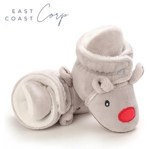 Chaussons pour bébés filles garçons Mickey Mouse Design First Walker Cheville Chaussettes chaudes d'hiver Chaussons de berceau pour nouveau-nés Western Respirant - Product Image 2