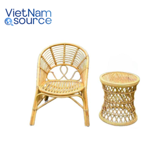 Ventas calientes Productos de artesanía Material de ratán Sillas y mesa de jardín de ratán-Handicraft Vietnam Source - Product Image 1