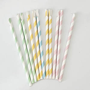 Cuillère à thé jetable en paille biodégradable Popotes Individuales pour usage individuel - Product Image 1