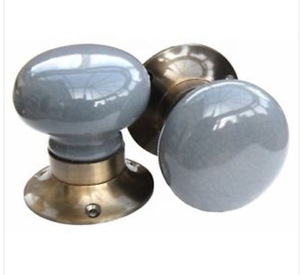 Handmade Modern Mortice Lock Ceramic <b>Door</b> Knobs Gold Paint Beautiful <b>Door</b> Handle <b>for</b> Kitchen Cabinets Dressers Bedrooms [MLH - Product Image 1