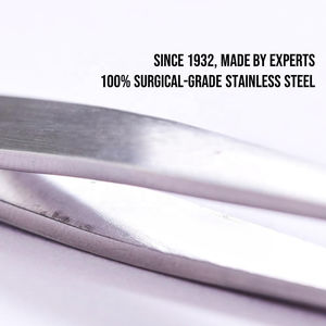 Pinces à épiler professionnelles à pointe ronde en acier inoxydable de qualité chirurgicale pour une sécurité et une précision accrues, pinces à épiler pour les poils du visage pour hommes et femmes - Product Image 3