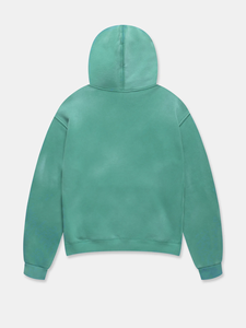 Sweat à capuche zippé avec broderie personnalisée, délavé à l'acide français, 350 g/m², poids lourd et écologique, sweats à capuche à impression bouffante pour hommes - Product Image 6