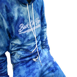 Hot Deal Confortable Coton Polaire Survêtement Entièrement Coupe-Vent Survêtement Hiver Tie-dye Oem Imprimé Sportswear Gym Survêtements - Product Image 2