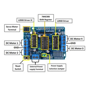 ชุดควบคุมมอเตอร์ L293D สำหรับ Arduino - Product Image 5