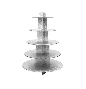 Venta al por mayor de aluminio para fiesta en casa plato pastel soporte mejor revestimiento blanco para aniversarios de boda fiesta decoración a precio razonable - Product Image 6