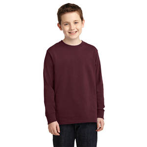 T-shirt de sport à manches longues marron T-shirt à manches longues résistant à la performance - Product Image 1