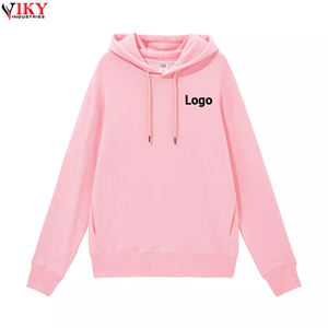 VIKY INDUSTRIES-sudaderas con capucha para mujer, ropa de calle a la moda, logotipo personalizado, tela de algodón ligera, gran oferta - Product Image 3