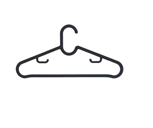 Wholesale 10-Pack Custom Slim Plastic Suit Hangers Non-Slip Flexible Design for Laundry & Travel <b>Clothes</b> <b>Rack</b> Made in Turkey - Product Image 1