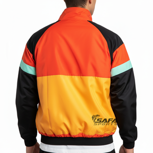 เสื้อกันลมสำหรับผู้ชายเสื้อแจ็คเก็ตกันลมกันน้ำน้ำหนักเบาระบายอากาศได้เร็วโลโก้ทีมฟุตบอล - Product Image 3