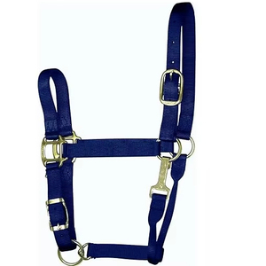 Durable Nylon Horse Halter Ajustable Fuerte Cómodo Headcollar Premium Training Halter Venta al por mayor Productos de equitación a granel - Product Image 1