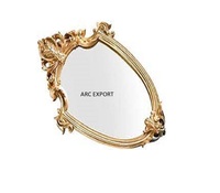 Décoration Antique et moderne de nouveau styliste, grande avec couleur dorée avec métal doré, miroir décoratif élégant