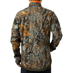 Veste de chasse d'hiver unisexe grande taille en softshell uni respirante, évacuant l'humidité, légère, protection thermique intégrale - Product Image 2