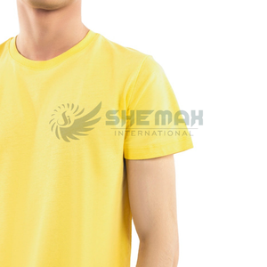 T-shirt décontracté à manches courtes et col rond pour hommes, tissu en coton doux et respirant, parfait pour un usage quotidien superposé ou confortable - Product Image 5