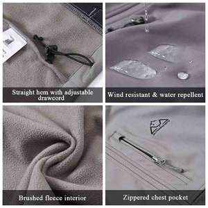 Chaqueta Cortavientos Acolchada Impermeable Unisex de Talla Grande, Chaqueta Ligera con Capucha para Invierno, Forro de Algodón VALVA - Product Image 3