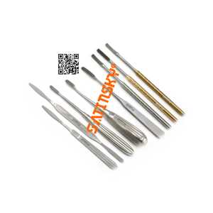 Instrumento de rinoplastia Lima de hueso nasal Herramienta de operación integral nasal Manual de archivo de diente recto de acero inoxidable - Product Image 1