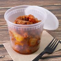 Clear Pp Deli Cup Met Ldpe Lekvrij Deksel 24 Oz Stapelbaar Voedsel Opslag Container Deli Container