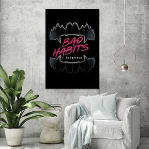 Affiche sur toile de Bad Habits d'Ed Sheeran pour décoration murale - Product Image 1