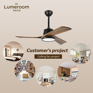 USA In Stock Solid Wood <b>Ceiling</b> Fan with <b>Light</b> 42 Inch 3 Blade Design Quiet Reversible DC Motor with <b>Remote</b> <b>Control</b> - Product Image 3