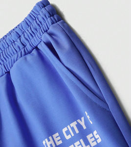 Ensemble tendance de sweat-shirt et de pantalon de survêtement pour homme, de haute qualité, personnalisé, imprimé DTF avec des étoiles et des lettres, blocs de couleur, cordon de serrage - Product Image 3