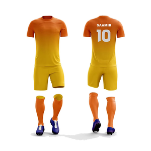 ชุดฝึกซ้อมฟุตบอลแขนสั้นเสื้อฟุตบอลเสื้อเจอร์ซีย์ฟุตบอลวัสดุที่ดีที่สุด - Product Image 2