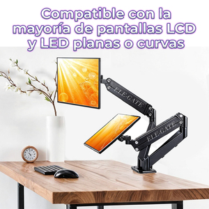 Supporto per Doppio Schermo Nuovo Prodotto da 32 Pollici con Angolo di Inclinazione Massimo di 90 Gradi - Product Image 4