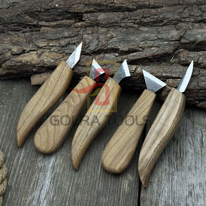 Outils de sculpture sur bois sur mesure, couleur unie, lot de 5 pièces, service OEM, faible MOQ - Product Image 4