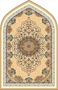 Alfombra suave y gruesa personalizada, juego de alfombrillas persas de viaje turco islámico, alfombrillas orgánicas para sala de oración de mezquita musulmana para mayoristas - Product Image 4