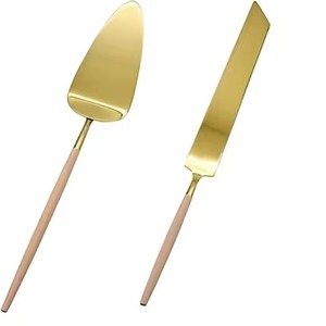 Juego de servidor de pastel con mango de Metal dorado rosa hecho a mano, espátula de pastel de calidad Superior y juego de servidor, último diseño - Product Image 6