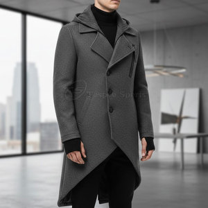 Best Price <b>Men</b> <b>Long</b> <b>Coat</b> Customized Logo <b>Men</b> <b>Long</b> <b>Coat</b> Private Label 100% Cotton / Wool <b>Men</b> <b>Long</b> <b>Coat</b> - Product Image 6