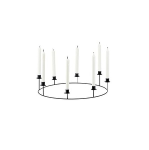 Look classique tendance qualité et bougeoir en métal et support fait à la main décor à la maison décoratif et cadeau objet Accents laiton - Product Image 2