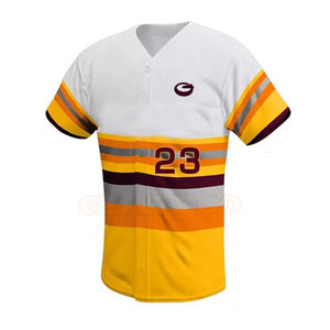 Camiseta de béisbol con logotipo personalizado unisex, ropa deportiva transpirable, peso ligero, talla grande, precio - Product Image 4