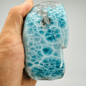 Larimar Freeform Cristal Naturel Poli Larimar Pierre De Guérison pour La Décoration Intérieure Méditation Reiki Énergie Équilibrage En Gros En Vrac - Product Image 3